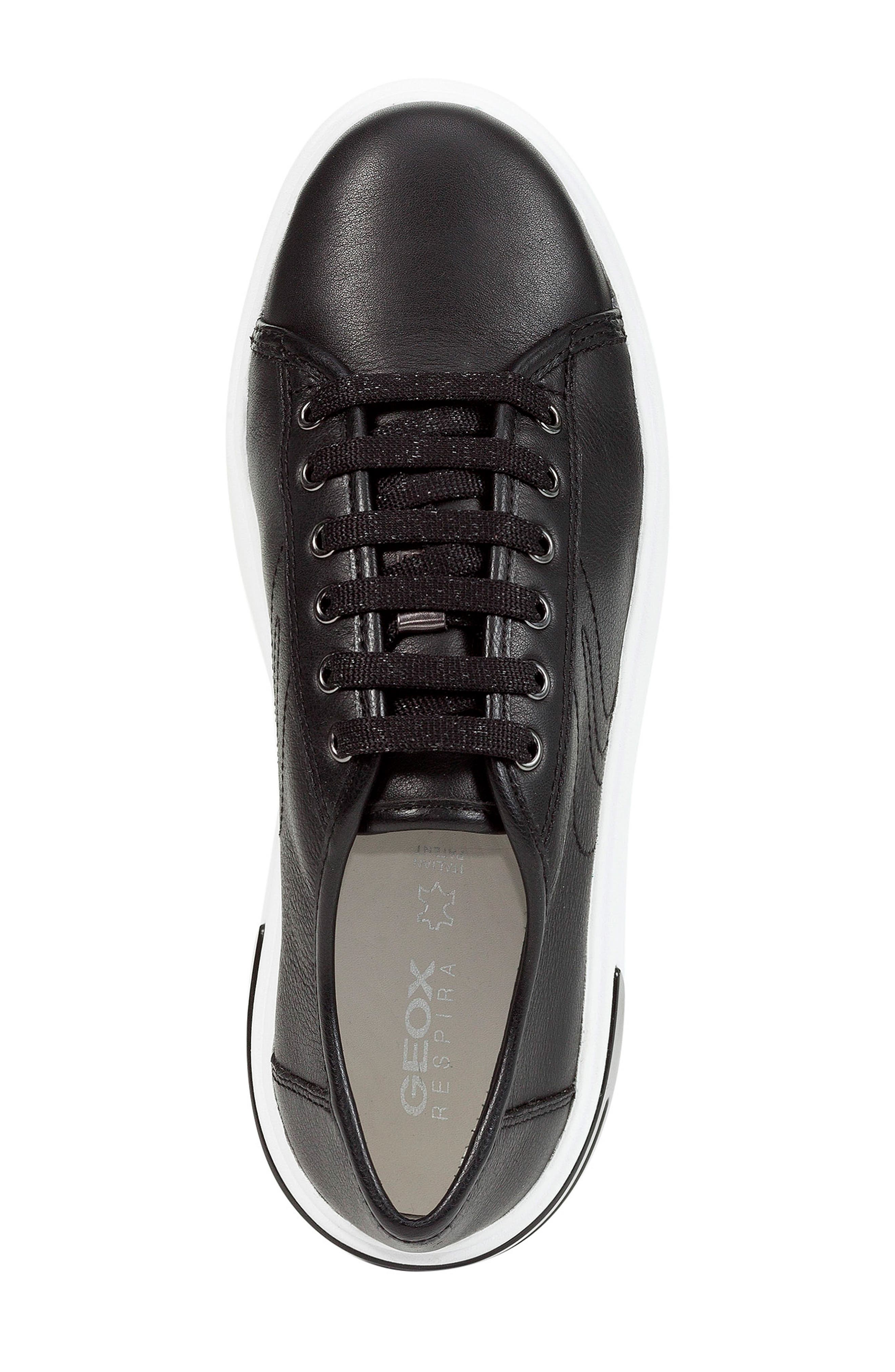 Geox Ottaya Leather Sneaker, Alternate, color, 