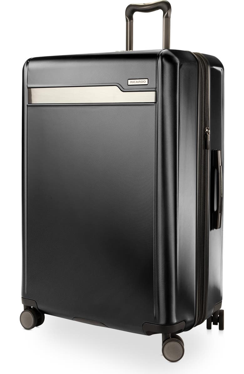 Ricardo Beverly Hills Brentwood Hardside 29" Expandable Large Checked Luggage, Main, color, Onyx