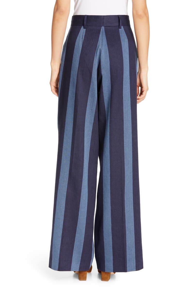 Tommy x Zendaya Stripe Denim Pants, Alternate, color,