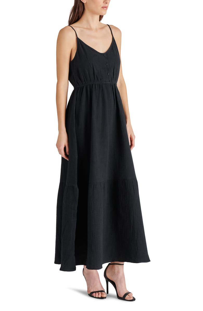 Steve Madden Been So Long Cotton Gauze Maxi Dress, Alternate, color, 