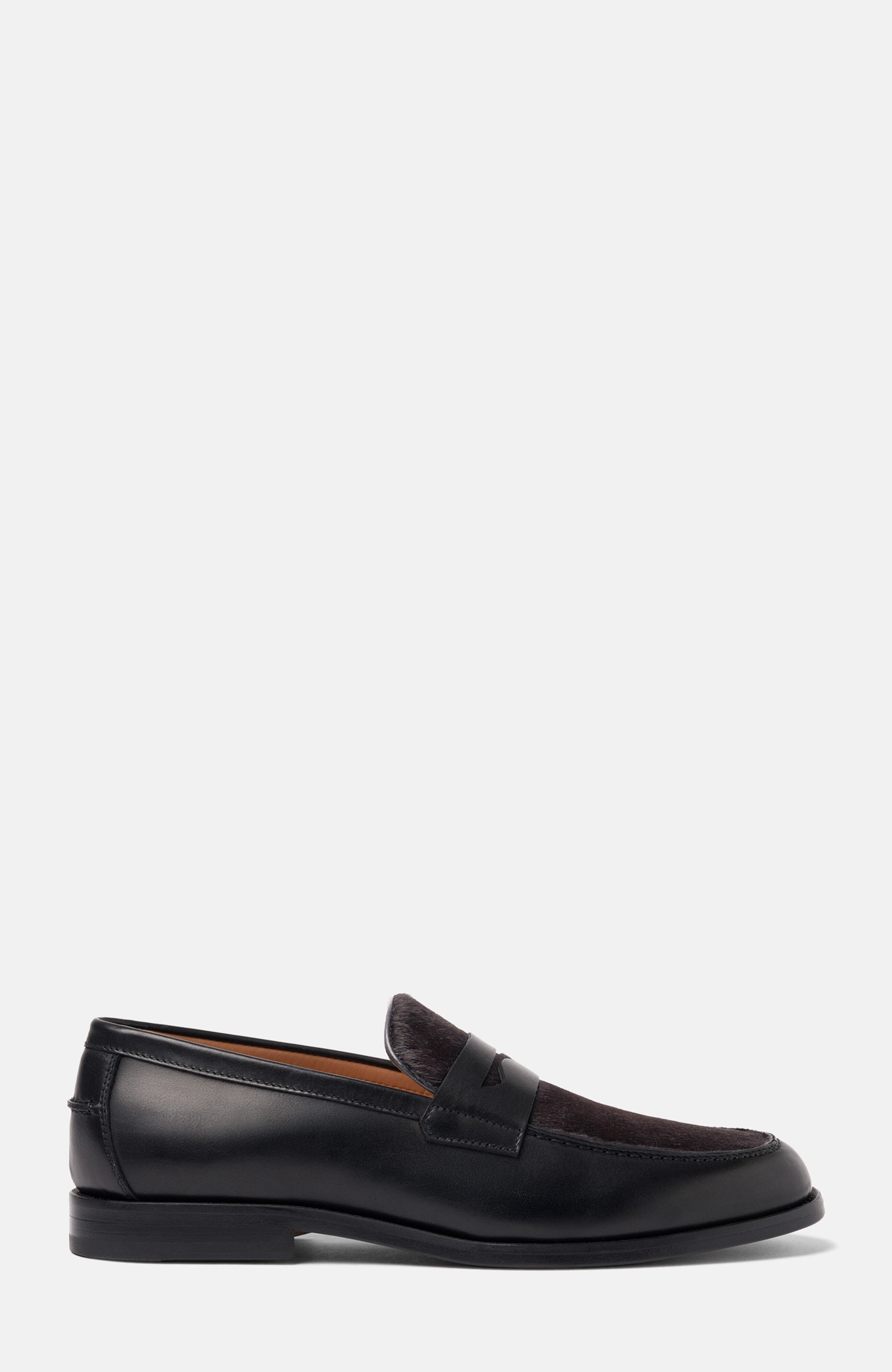 SCAROSSO Aaron Loafers, Alternate, color, Black - Calf