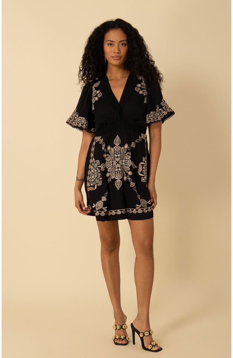 Hale Bob Elora Embroidered Dress, Main, color, 