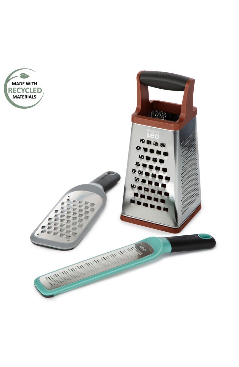 BergHOFF Leo 3-Piece Ultra Coarse Grater Set, Alternate, color, 