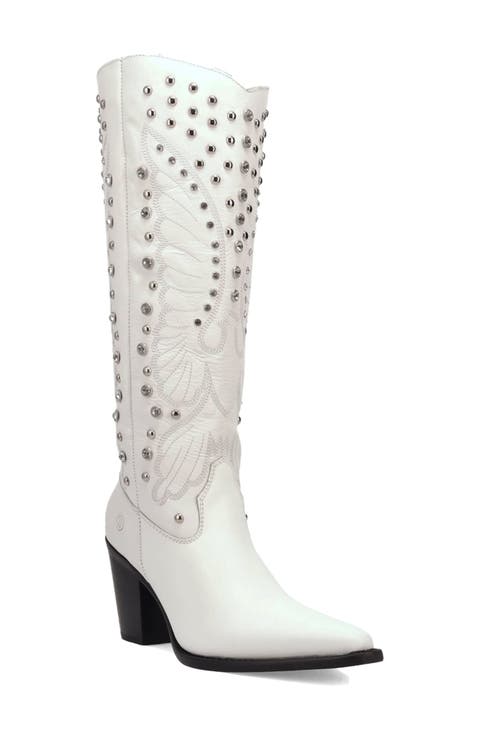 Diamonds Forever Knee High Western Boot (Women)