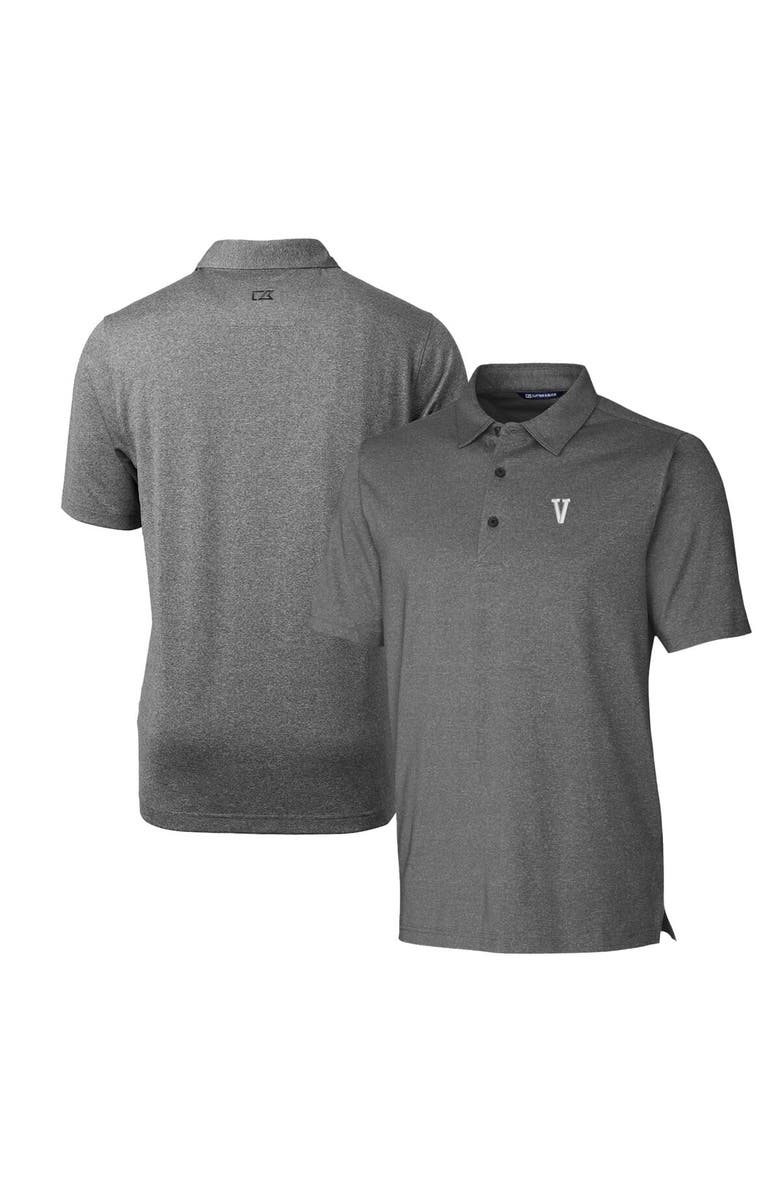 Cutter & Buck Men's Cutter & Buck Heather Charcoal Villanova Wildcats Forge Stretch Polo, Alternate, color,