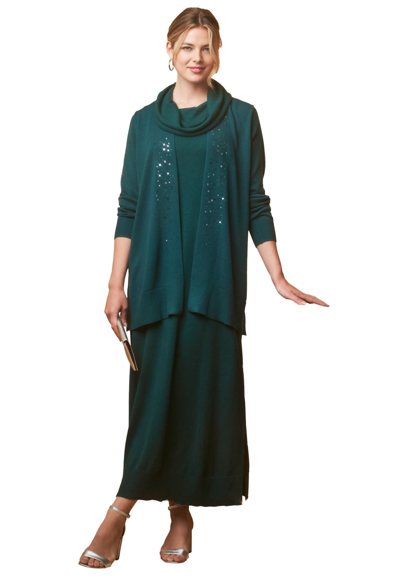 selected EMERALD GREEN SEQUIN