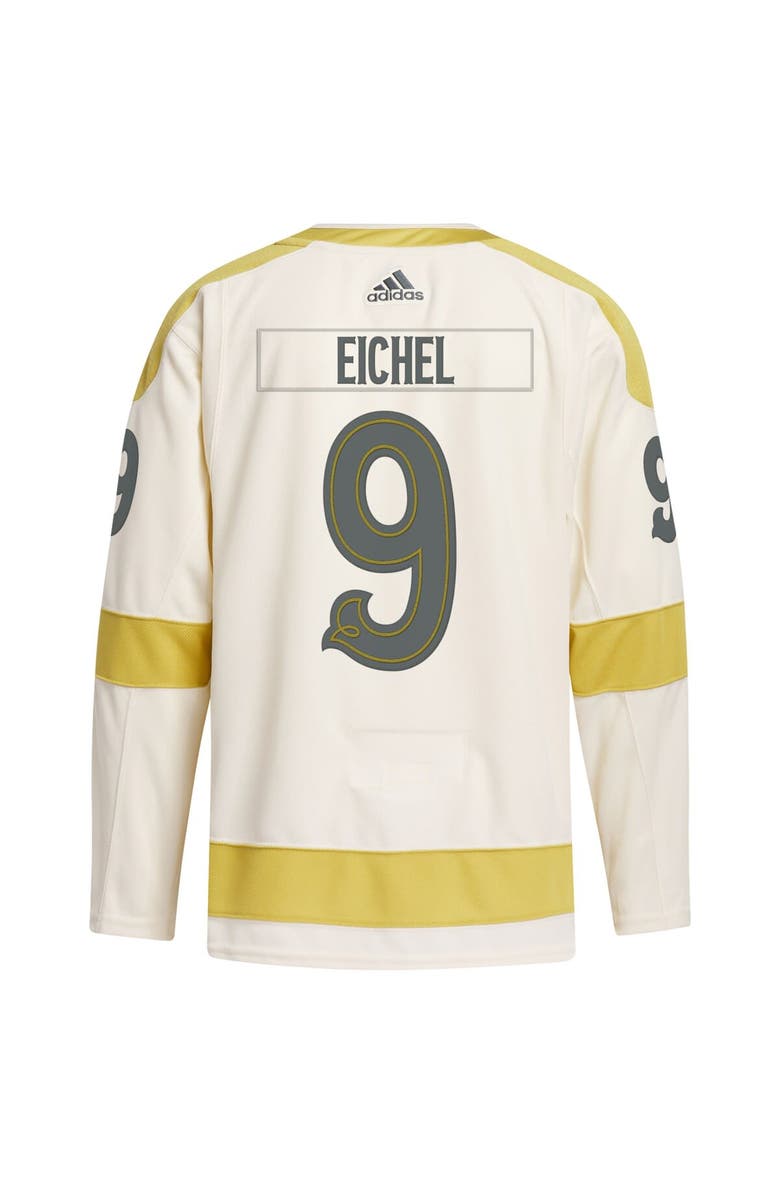 adidas Men's adidas Jack Eichel Cream Vegas Golden Knights 2024 NHL Winter Classic Primegreen Authentic Player Jersey, Alternate, color,