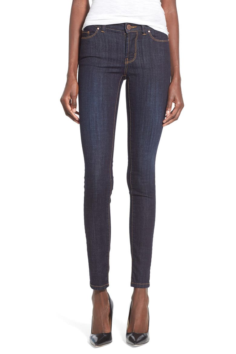 Plain Pocket Stretch Skinny Jeans, Main, color, RINSE WASH