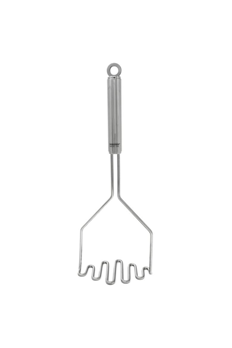 Krona Potato Masher - Stainless Steel, Heavy Duty, Alternate, color, Silver