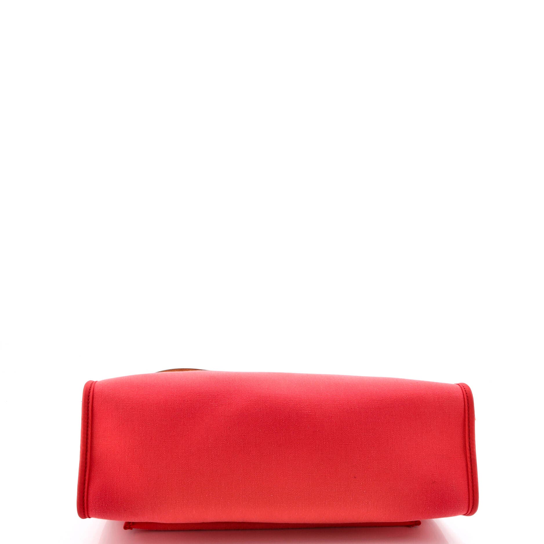 Pre-Owned Hermes Herbag Zip Leather and Toile 31, Alternate, color, Bougainvillier