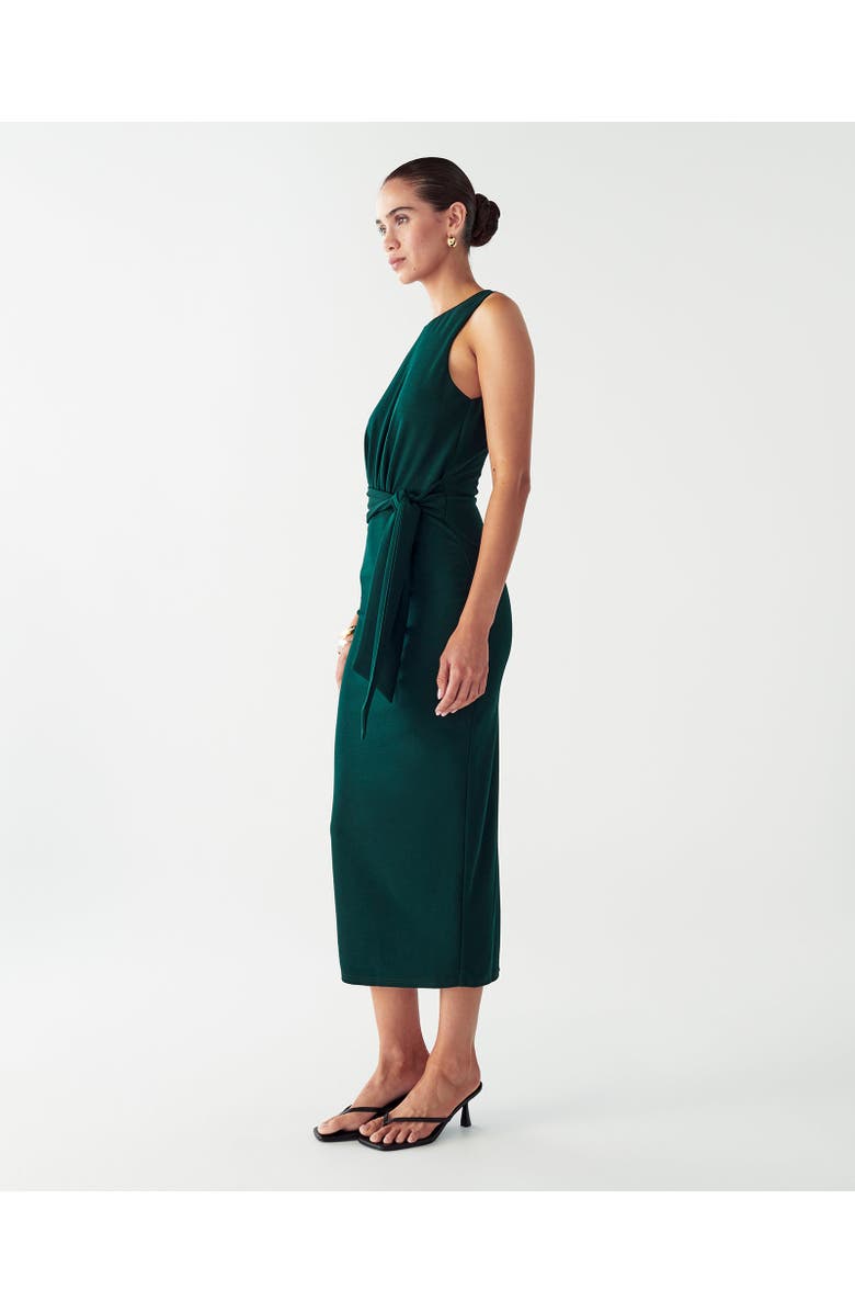 WILLA Aleda Midi Dress, Alternate, color, Emerald