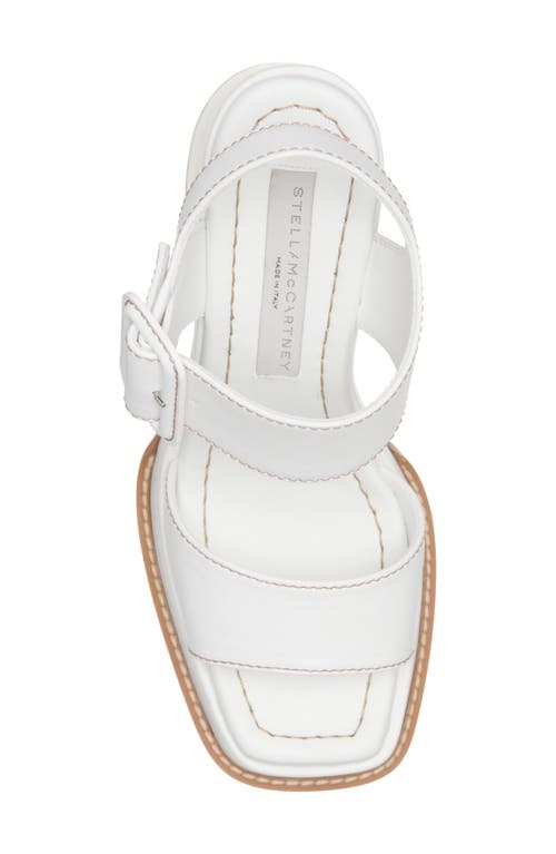 Stella Mccartney Skyla Platform Sandal In White