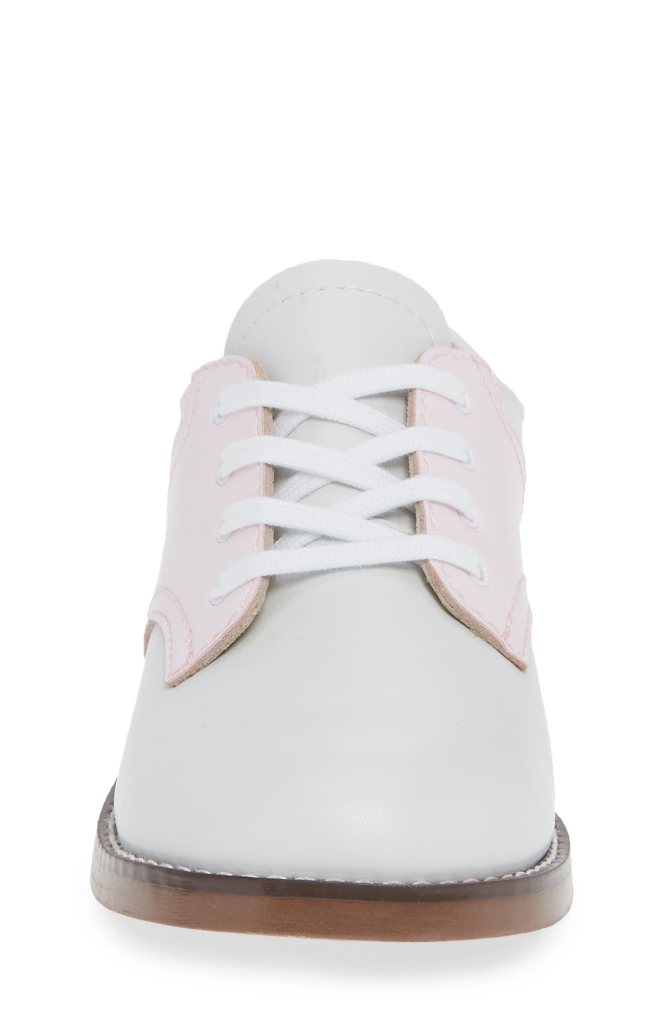 Cheer Oxford, Alternate, color, WHITE/ ROSE