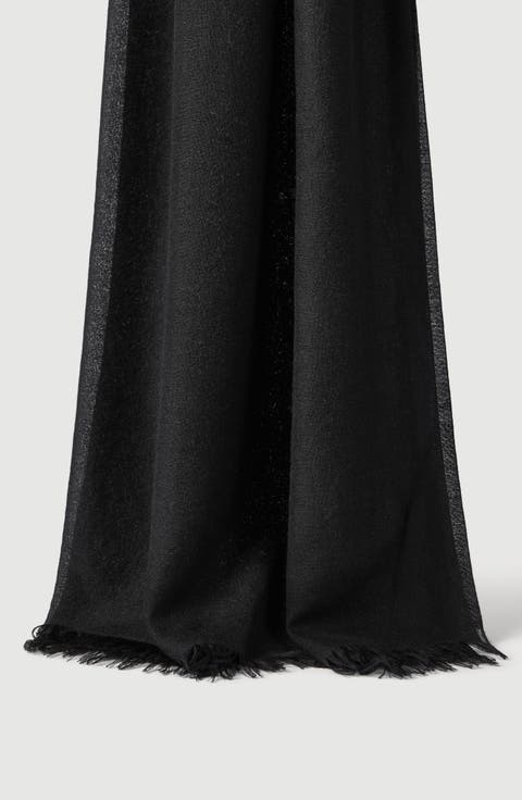 Cashmere and silk scarf