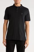 AllSaints Form Cotton Polo