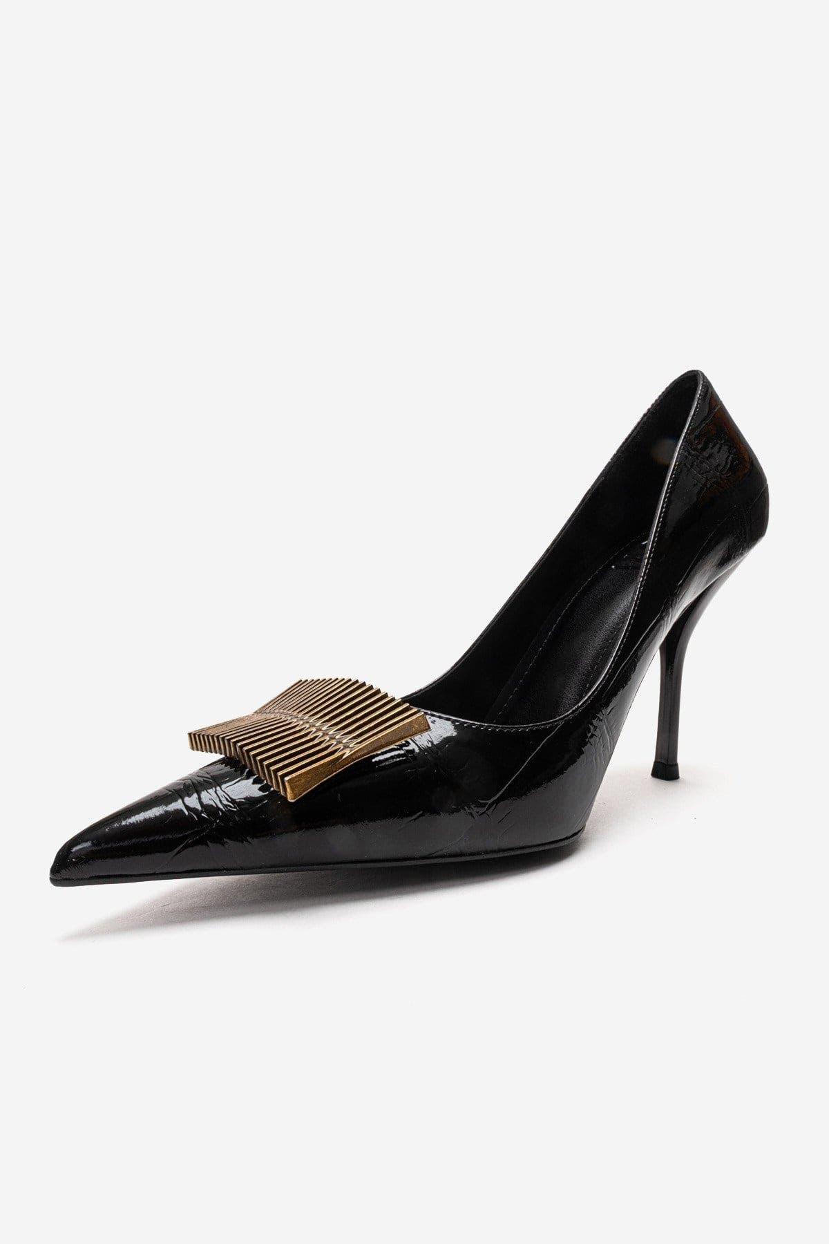 Prologue Shoes Dexen Stiletto Pump, Alternate, color, Black Print
