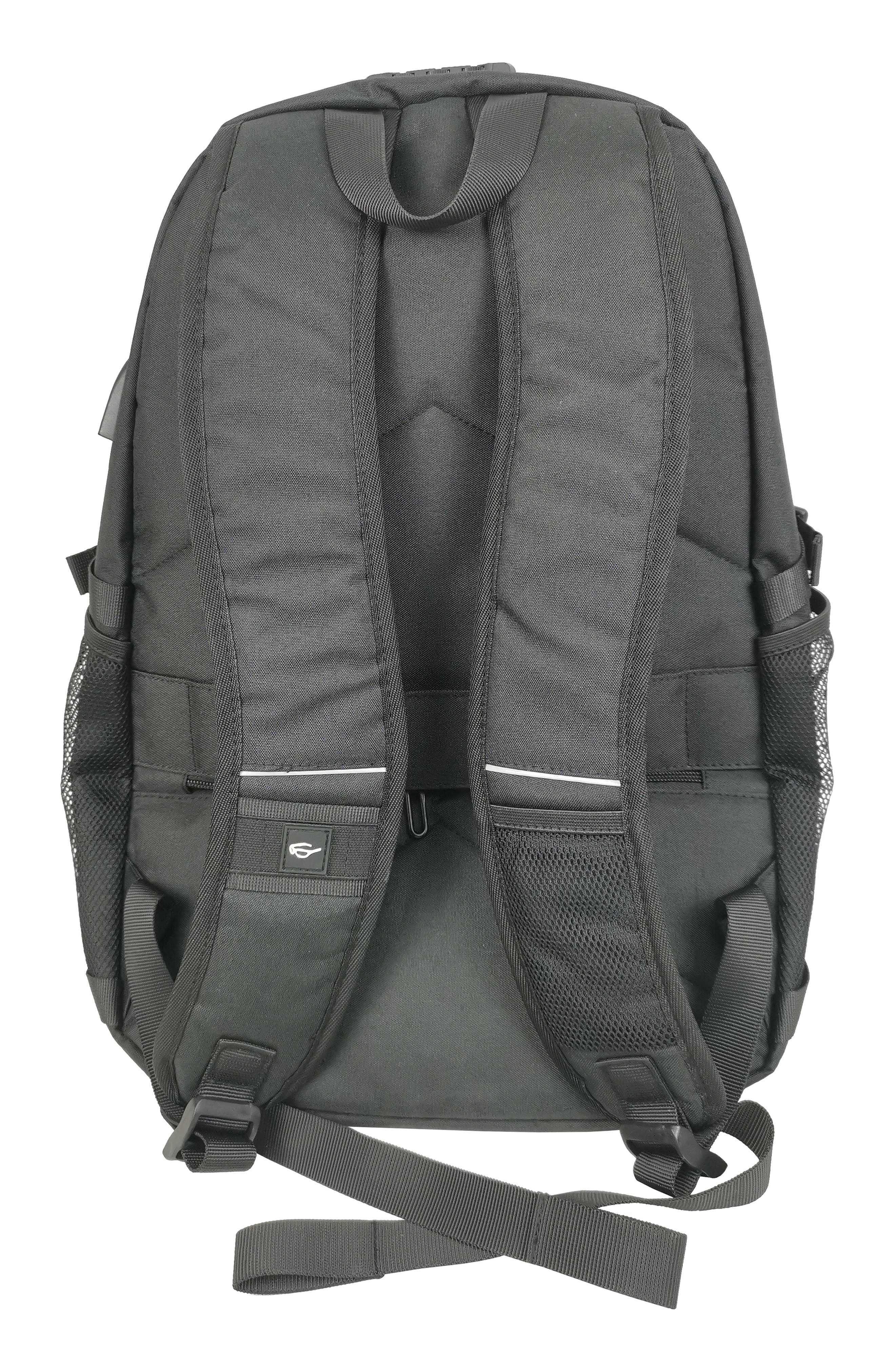 USB Anti Theft Backpack, Alternate, color, BLACK