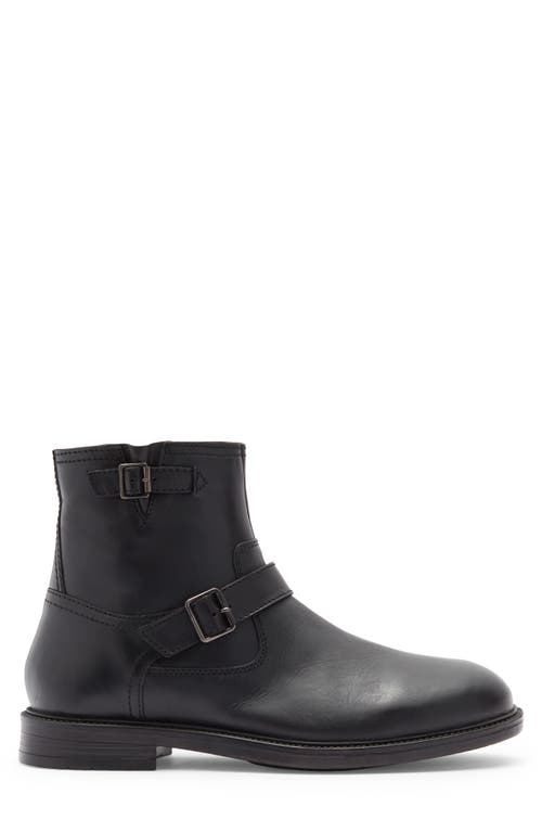 Steve Madden Lisbon Buckle Boot In Black