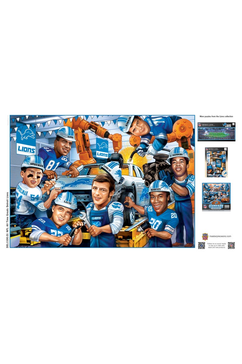 Detroit Lions 500 Piece Puzzle, Alternate, color, Multicolor