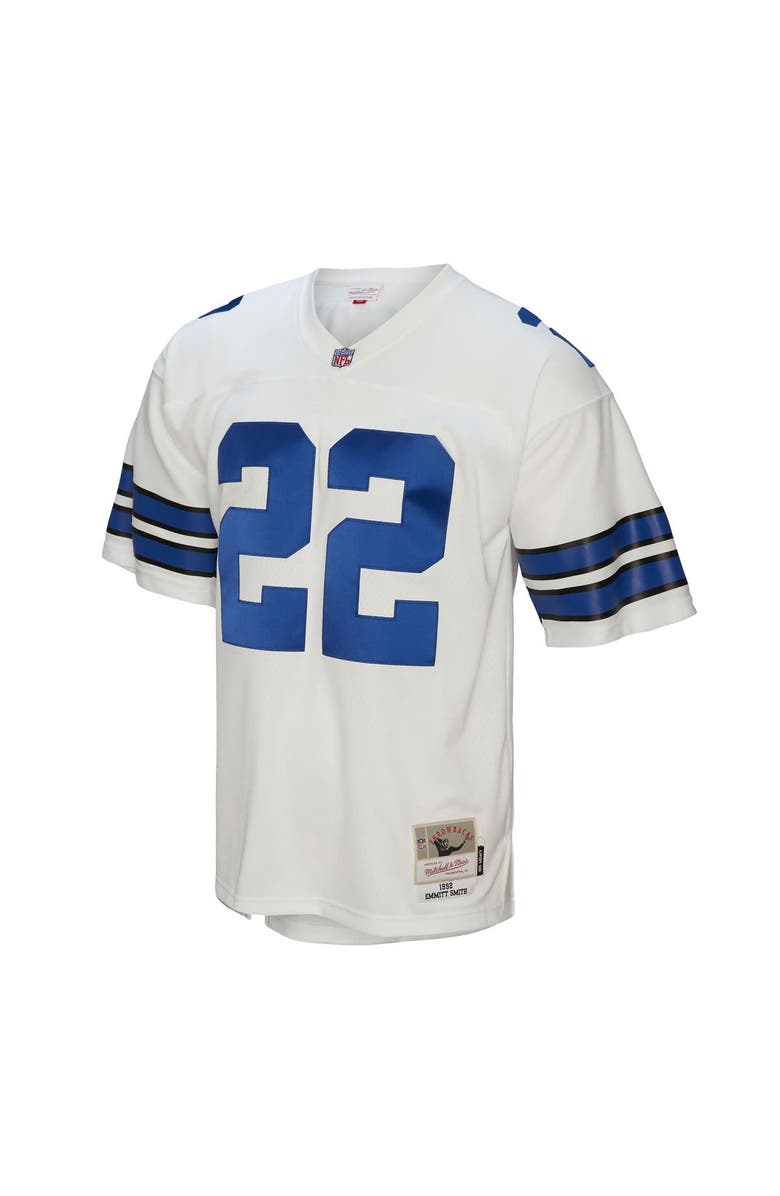 Mitchell & Ness Men's Mitchell & Ness Emmitt Smith White Dallas Cowboys Legacy Replica Jersey, Alternate, color,