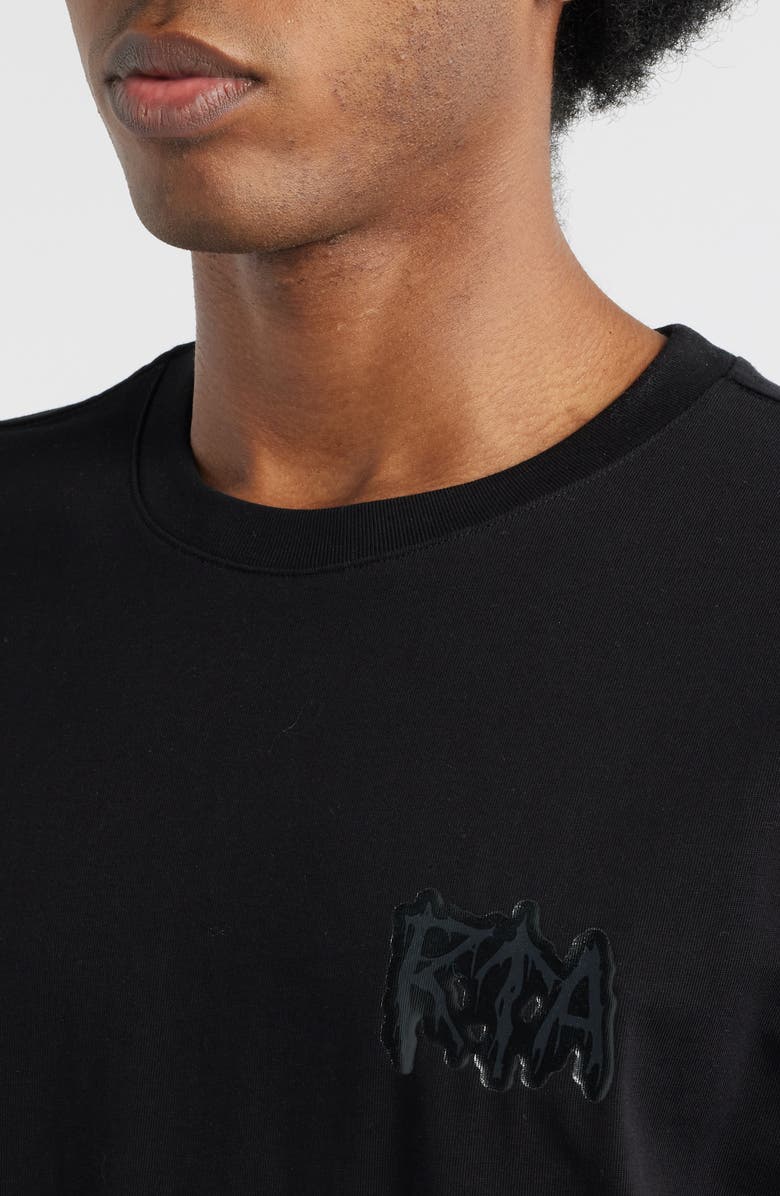 RtA Liam Cyber Metal Graphic T-Shirt, Alternate, color, Black Cyber Metal