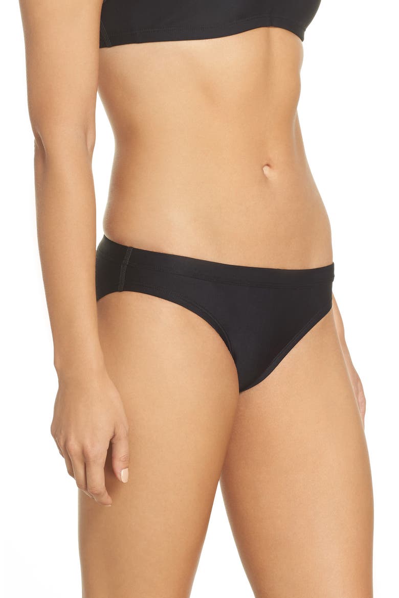 Sport Bikini Bottoms, Alternate, color, BLACK