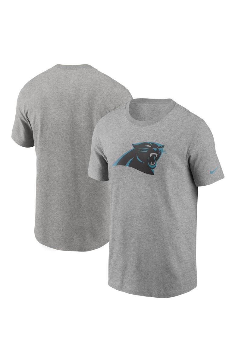 Nike Men's Nike Heathered Gray Carolina Panthers Primary Logo T-Shirt, Main, color, Heather Gray