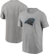 Nike Men's Nike Heathered Gray Carolina Panthers Primary Logo T-Shirt