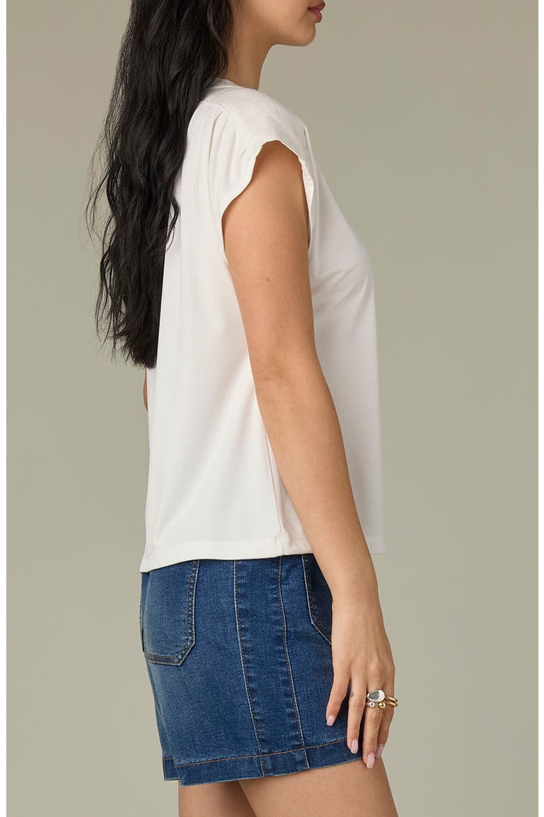 Mixed Media Knit Top, Alternate, color, OFF WHITE