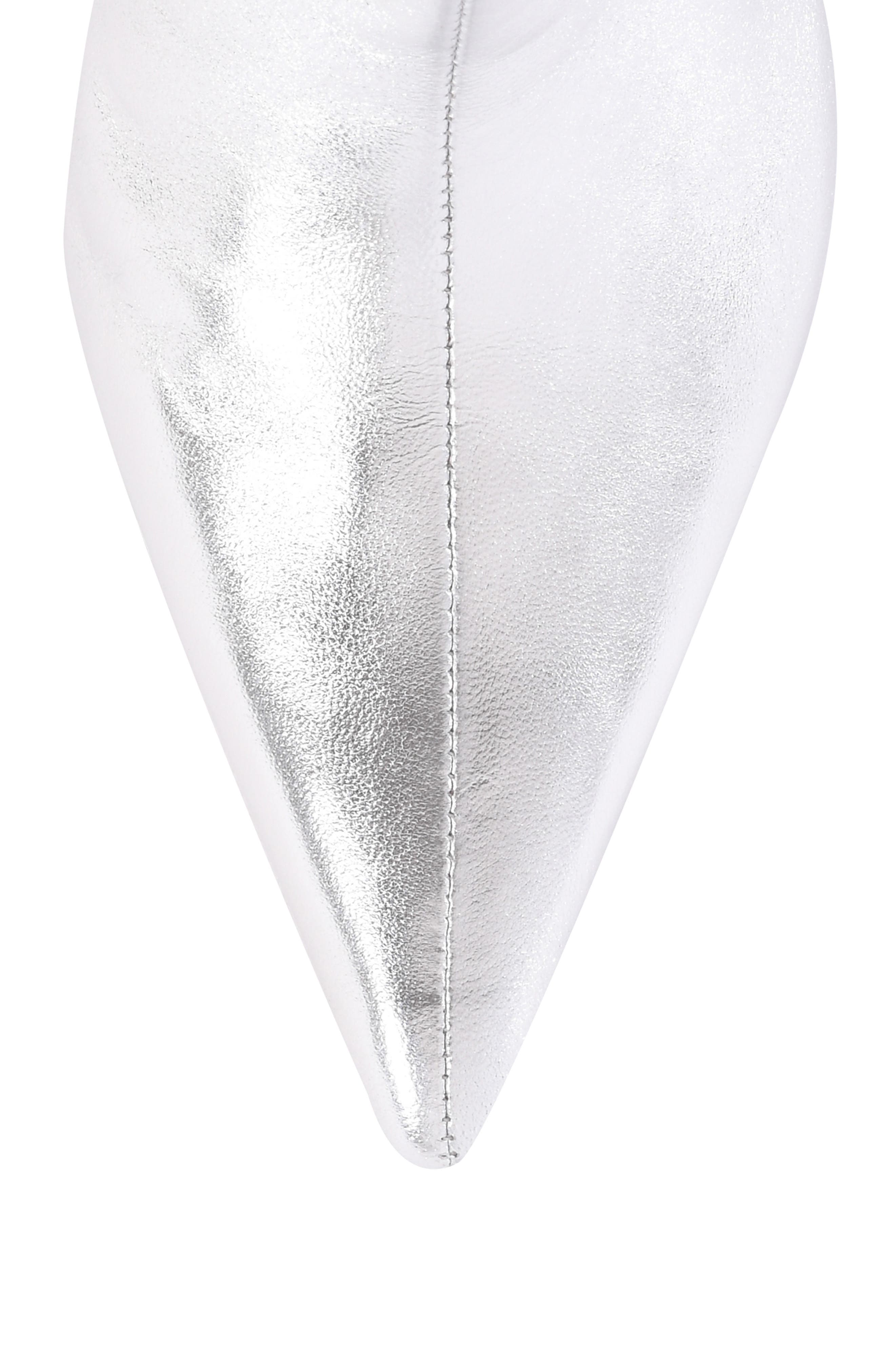 Seychelles Game Changer Metallic Boot, Alternate, color, Silver