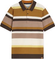 Scotch & Soda Stripe Textured Polo