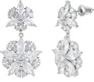 Untamed Petals Empress Crystal Earrings