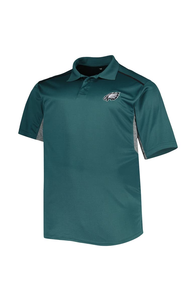 PROFILE Men's Midnight Green Philadelphia Eagles Big & Tall Team Color Polo, Alternate, color, Teal