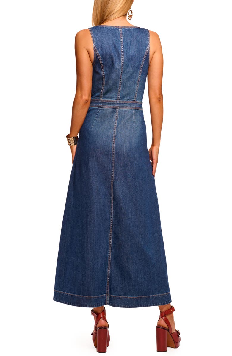 Ramy Brook Madeline Sleeveless Denim Maxi Dress, Alternate, color, Medium Wash