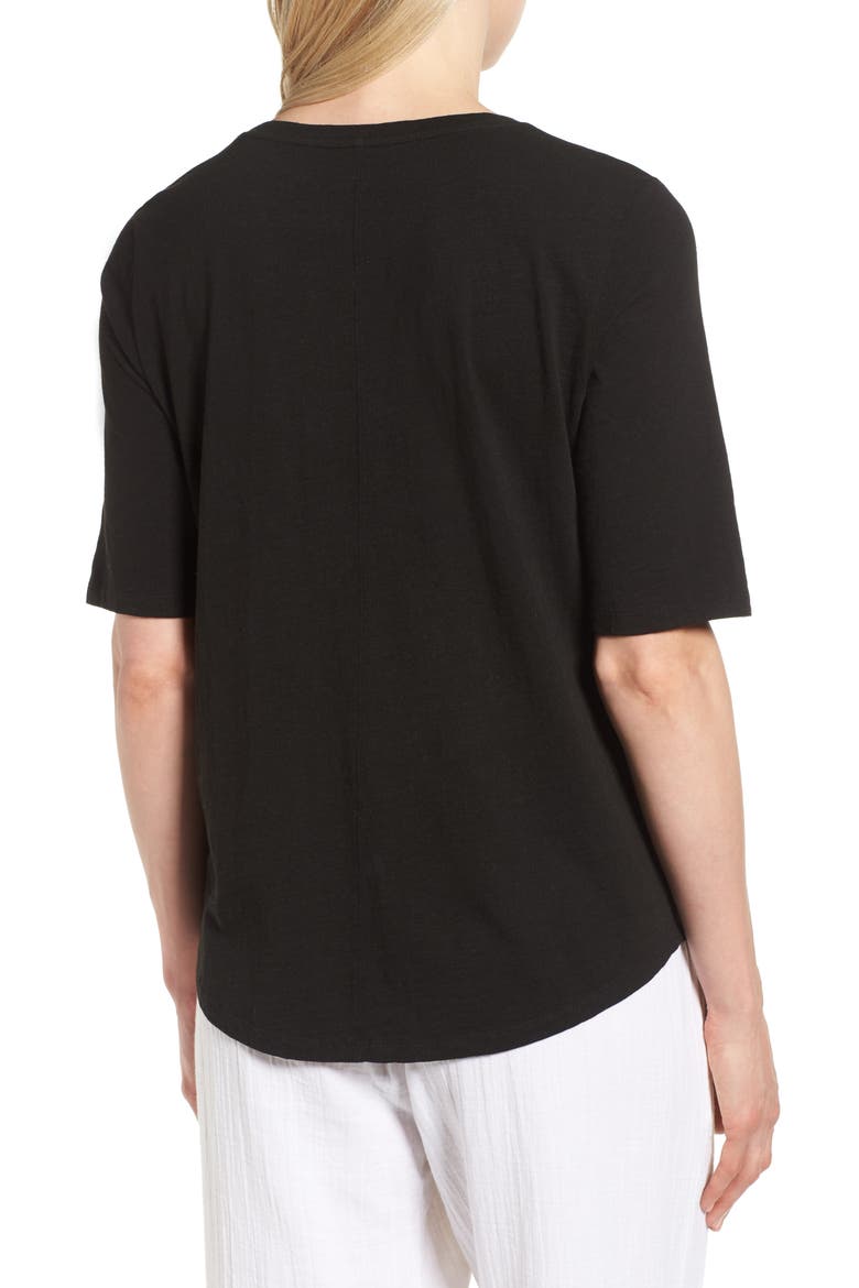 Crewneck Tee, Alternate, color, BLACK