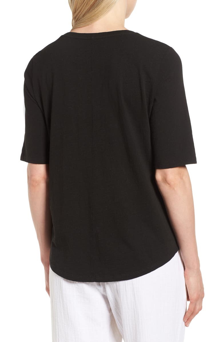 Eileen Fisher Crewneck Tee, Alternate, color,