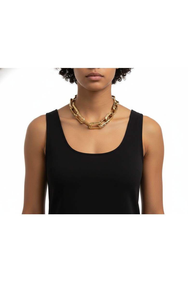 Statement Chain, Alternate, color, Gold