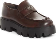 Prada Lug Sole Loafer
