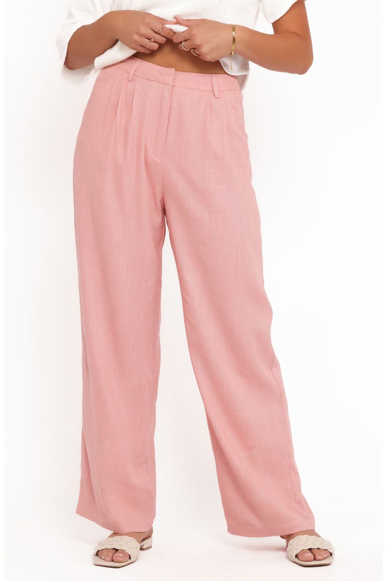 Dean Pleated Front Pants, Main, color, LIGHT PINK