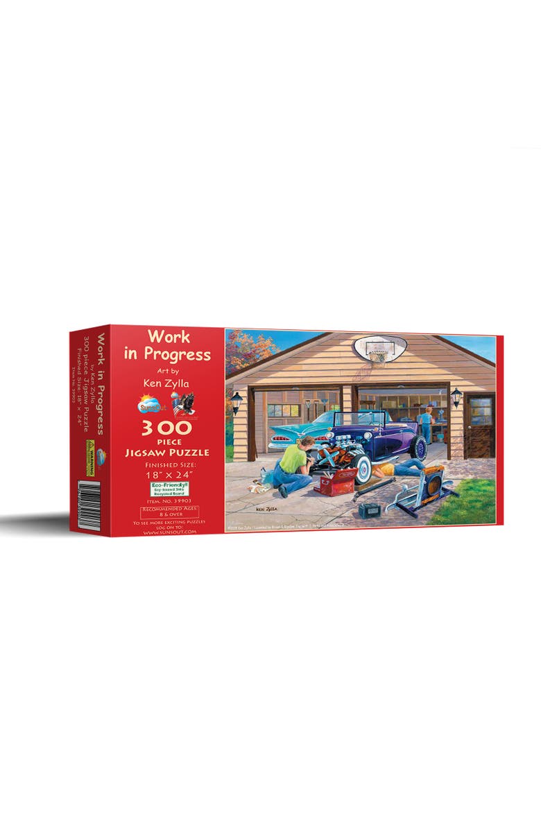 Sunsout Work in Progress 300 piece Jigsaw Puzzle for Adults, Main, color, Multicolor