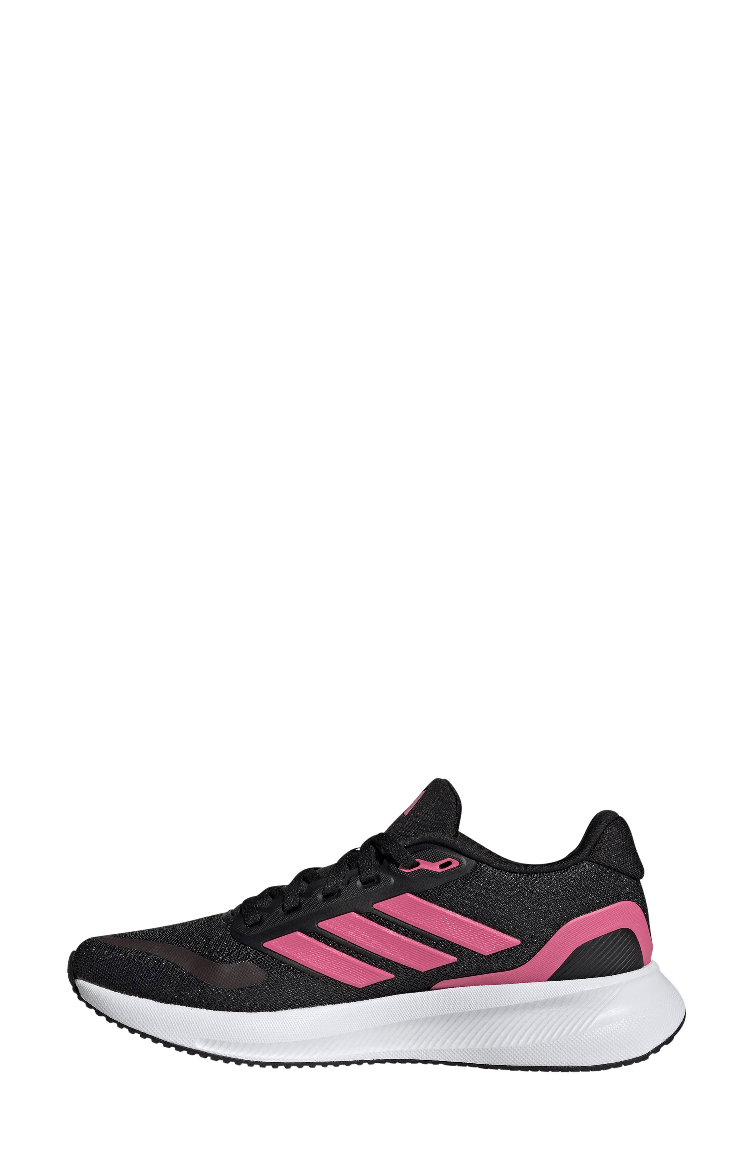 adidas Runfalcon 5 Running Shoe, Alternate, color, Black/ Pink Fusion/ White