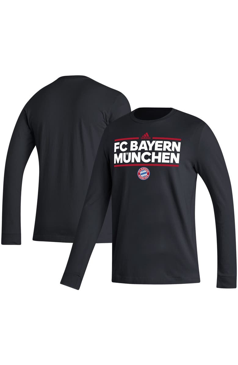 adidas Men's adidas Black Bayern Munich Dassler Long Sleeve T-Shirt, Main, color, 