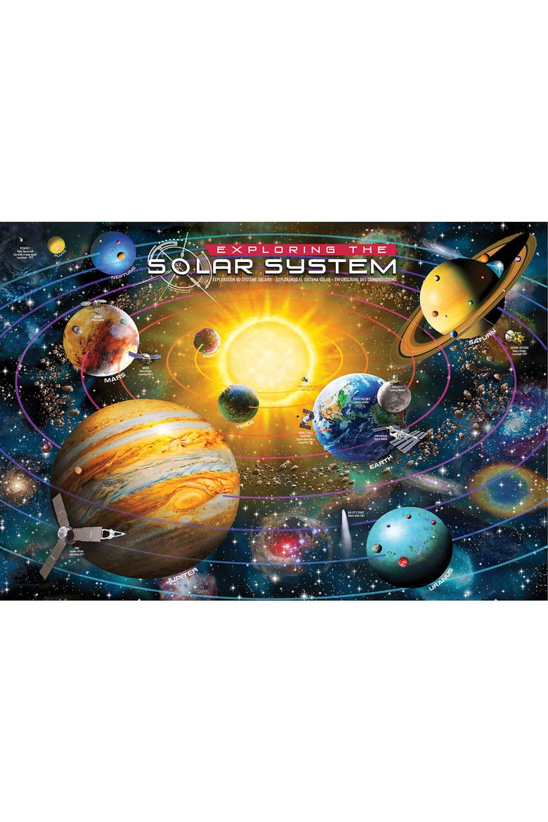 Exploring the Solar System Puzzle, 200 Pieces, Alternate, color, Multicolored
