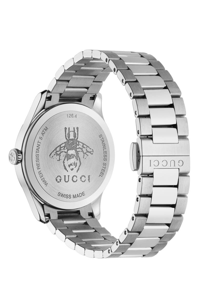 Gucci G-Timeless Bee Bracelet Watch, 38mm, Alternate, color,