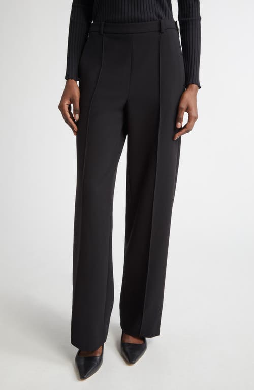 Vince High Waist Wide Leg Pants In Black
