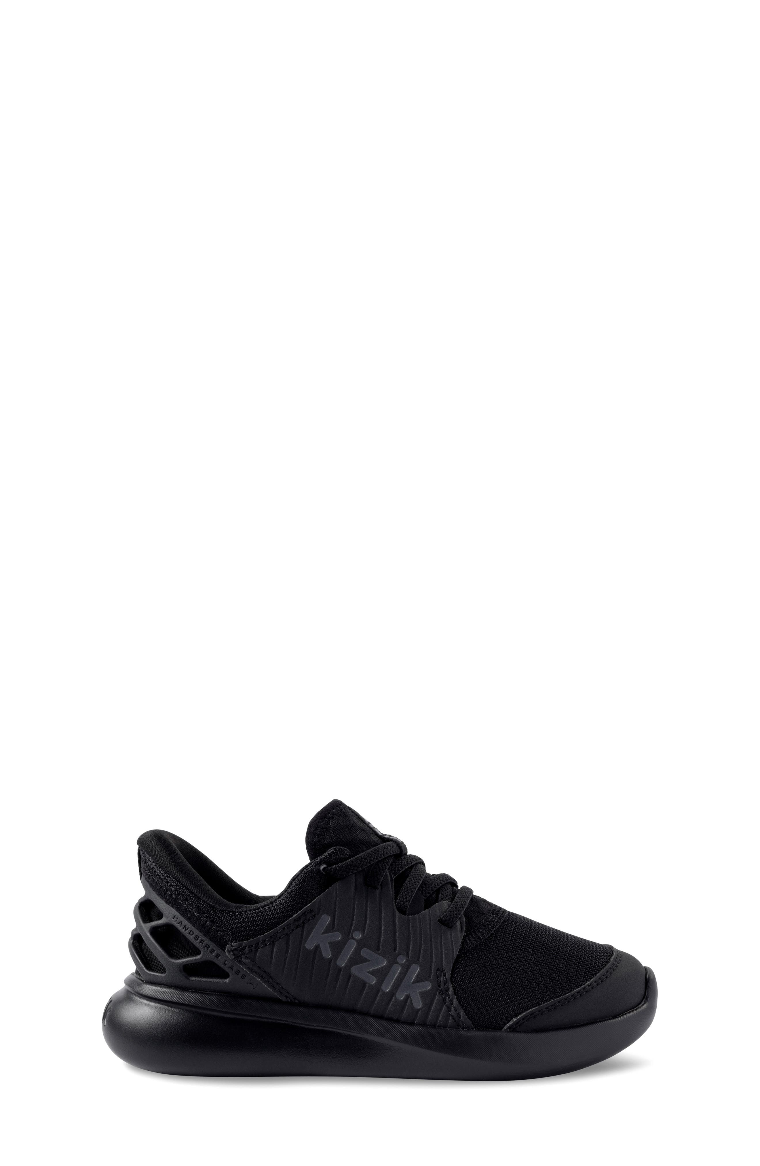 Kizik Kids' Anaheim Hands-Free Sneaker, Alternate, color, Black
