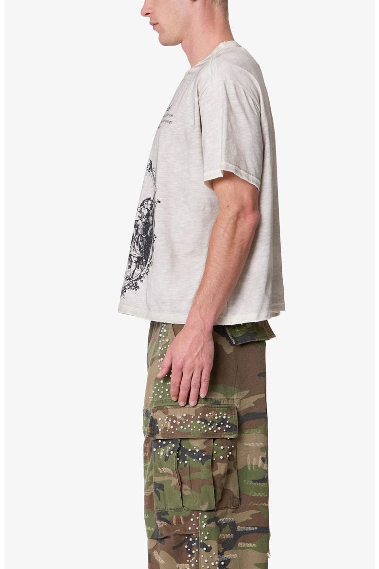 Do Not Return Distressed Graphic T-Shirt, Alternate, color, OFF WHITE