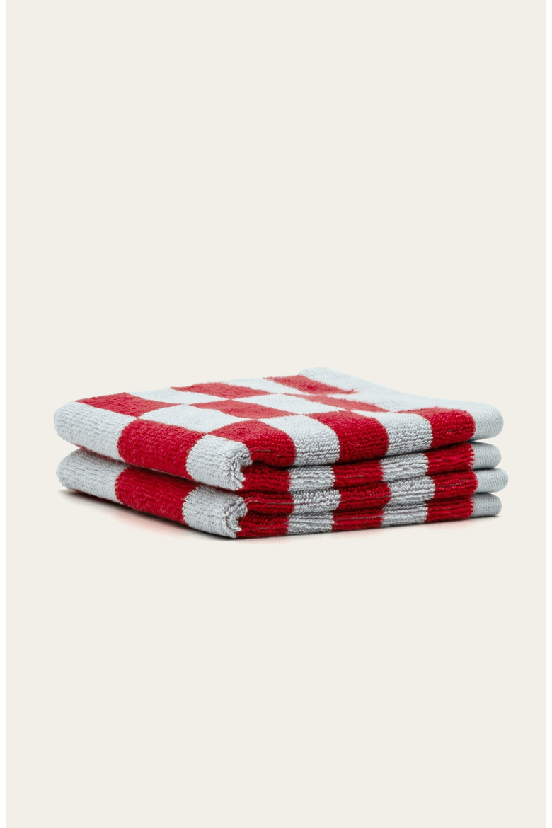 Pietra 2-Piece Washcloth Set, Alternate, color, Sky & Tomato