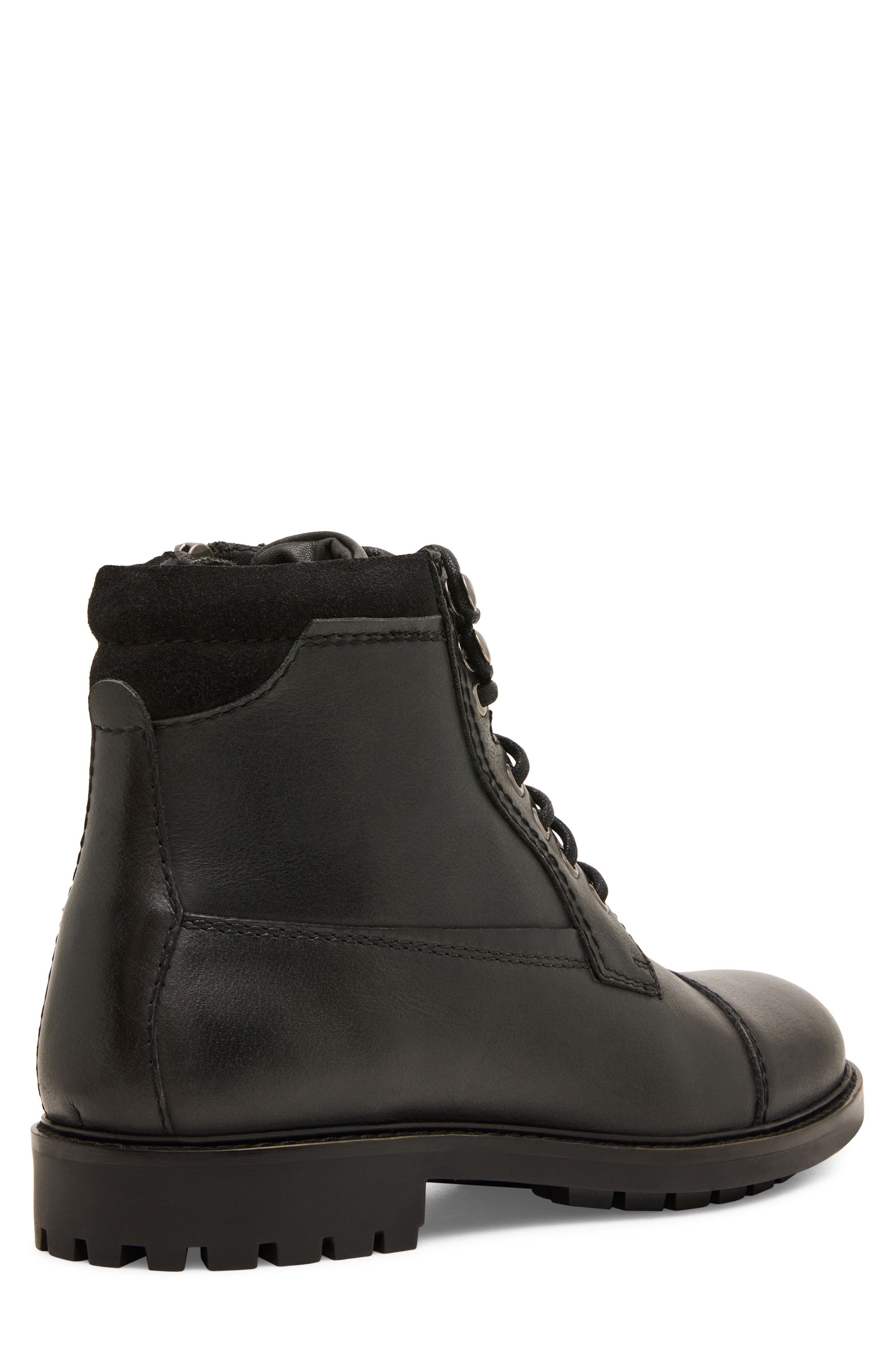 Shire Leather Boot, Alternate, color, BLACK LEATHER