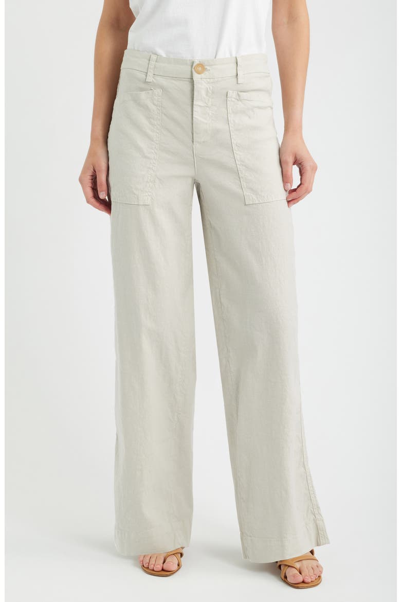 Wide Leg Carpenter Pants, Main, color, CEMENT